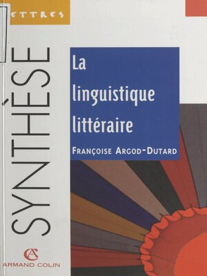 cover image of La linguistique littéraire